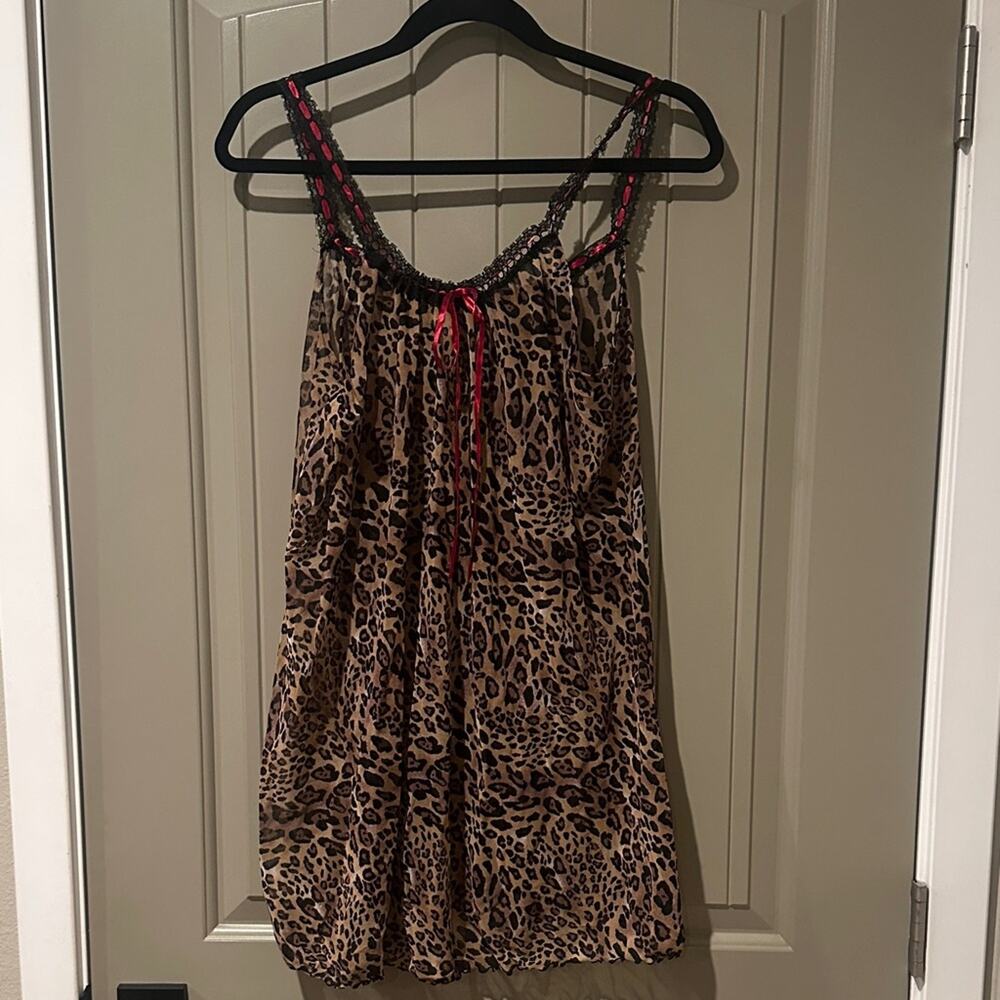CACIQUE Leopard Babydoll 14/16